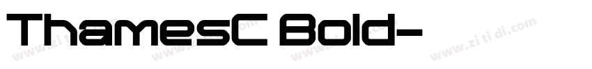 ThamesC Bold字体转换